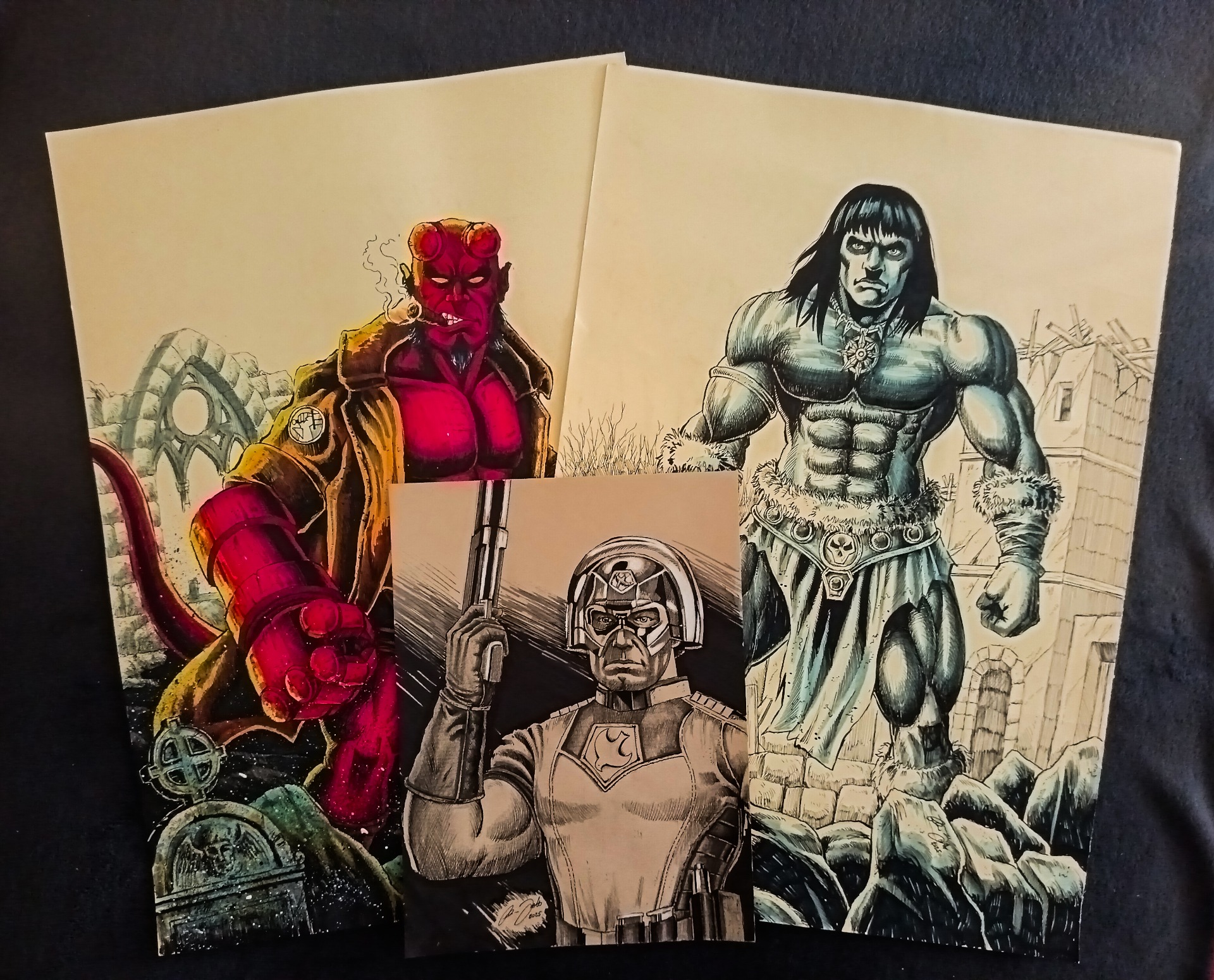 Megrendelésre készült rajzok. 